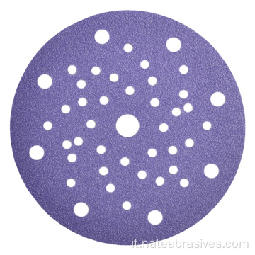 Disco abrasivi da 6 pollici di levigatura in ceramica viola